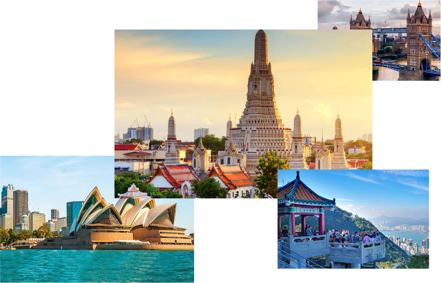 Team building locations in Thailand, Singapore, Hong Kong, Malaysia, Asia and worldwide