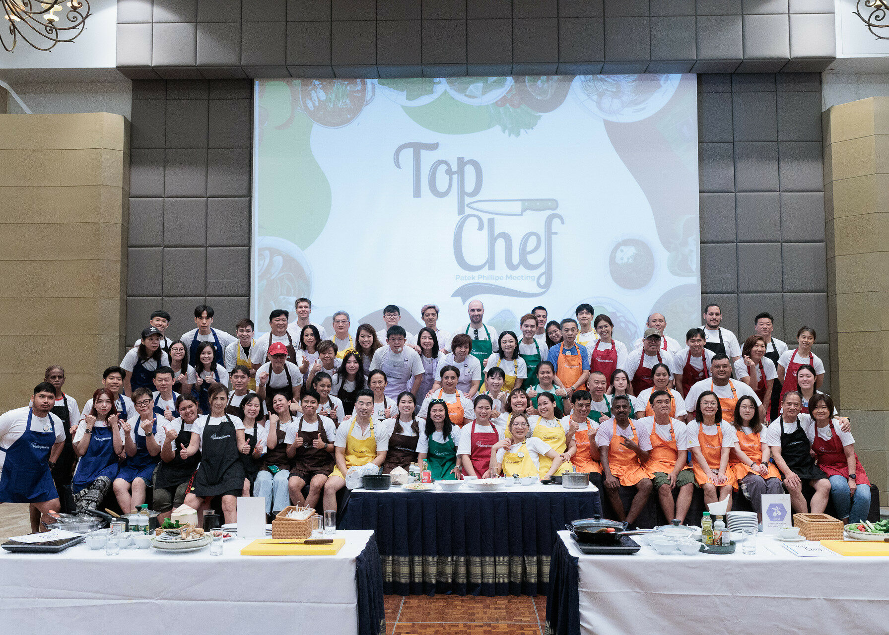 Top Chef is a highly interactive and fun team-building event vaguely based on the US TV series Top Chef
