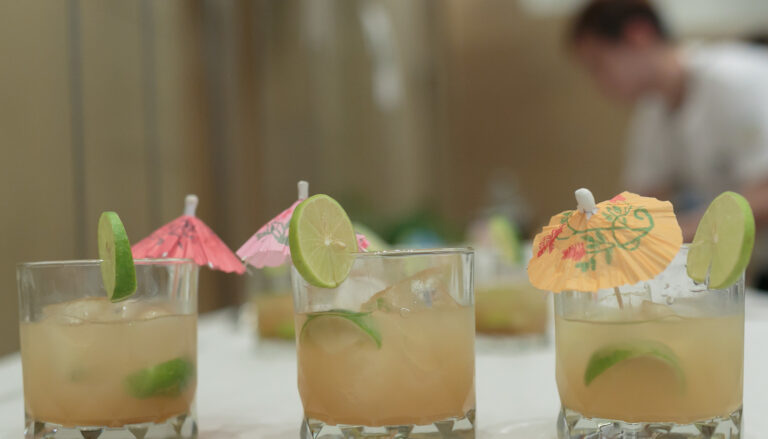 cocktails and mocktails with all the spirits and mixers provided and a professional mixologist who will demonstrate techniques and tricks for making the perfect drink