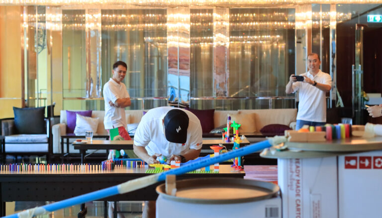 more advanced and ambitious chain reactions can be made the possibilities are nearly endless