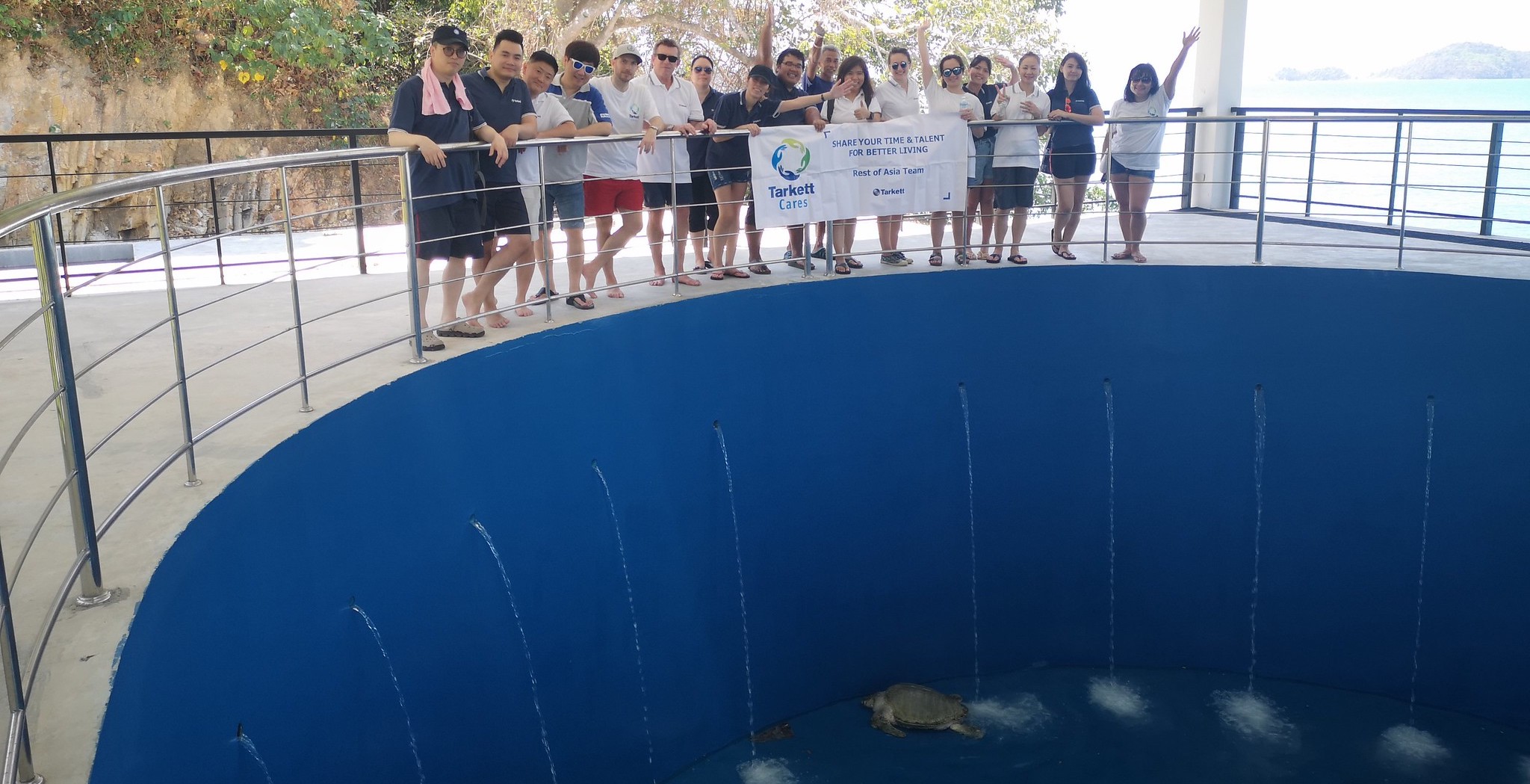 The Mangrove Planting Turtle Care event was a significant and impactful experience for Tarkett employees, blending corporate team building with environmental action
