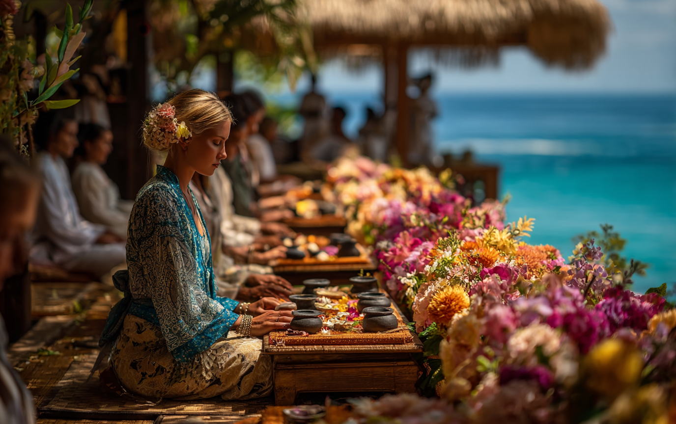 Guided Meditation for Mental Clarity Guided meditation session overlooking the sea, designed to support mental clarity and mindful teamwork.