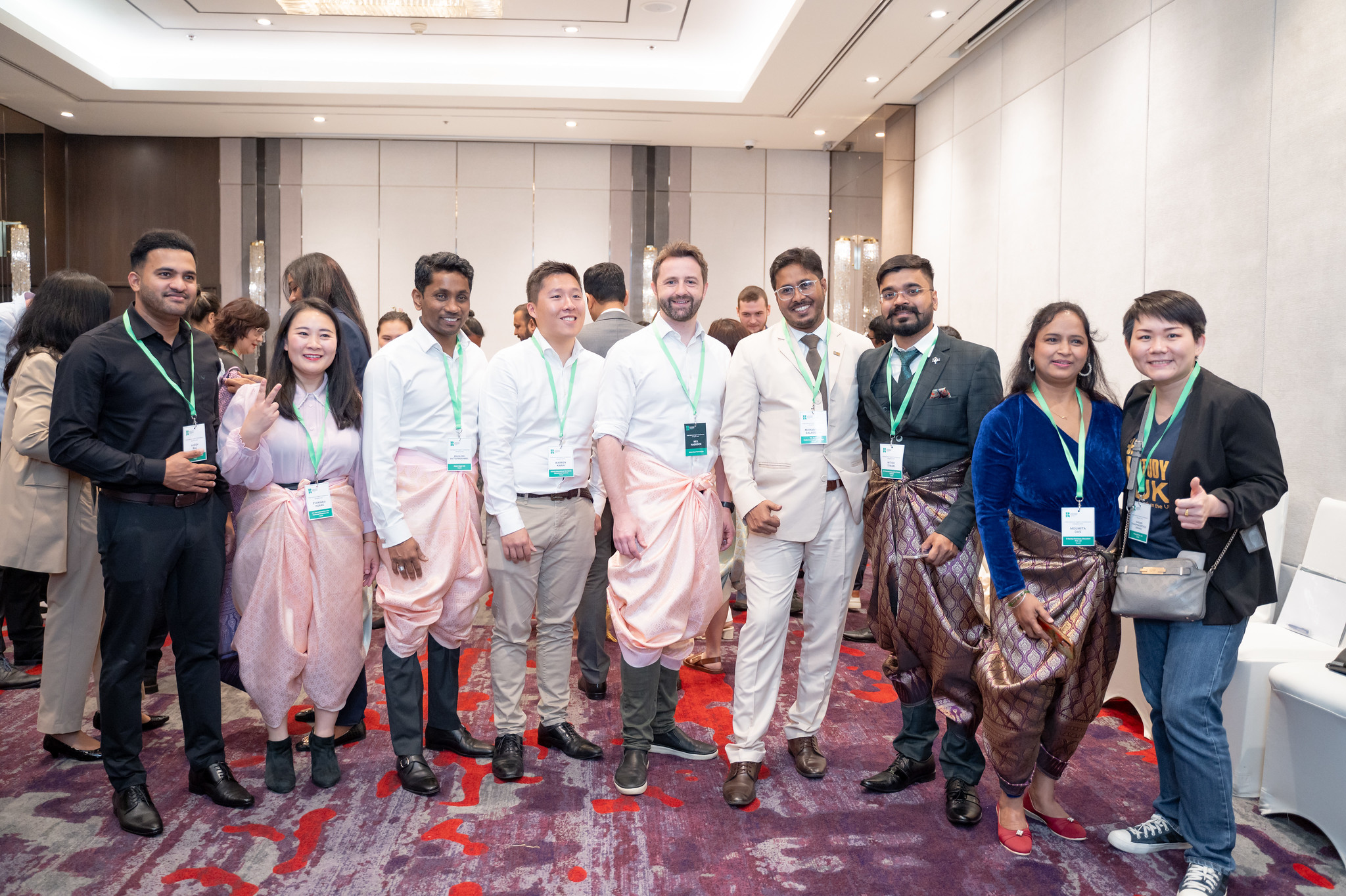Benefits for Corporate Teams International corporate team after cultural team building experience in Bangkok