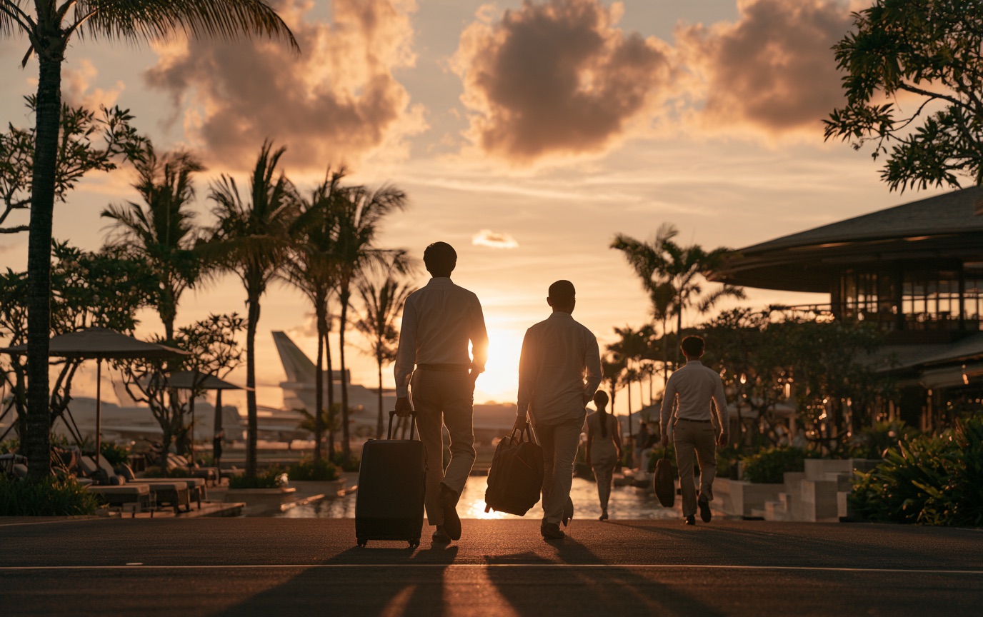 Airport Arrivals, Departures, and Guest Transfer Coordination Corporate guest transfer coordination in Bali covering airport arrivals, departures, transportation, and event logistics